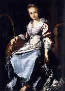Bernardo Strozzi Saint Cecilia oil painting on canvas